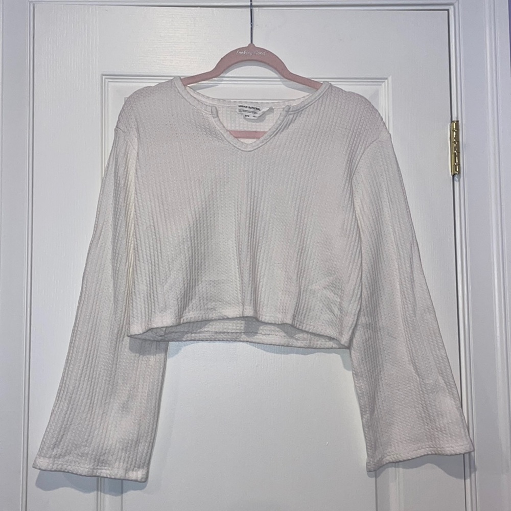 Urban Outfitters White Long Sleeve Shirt
